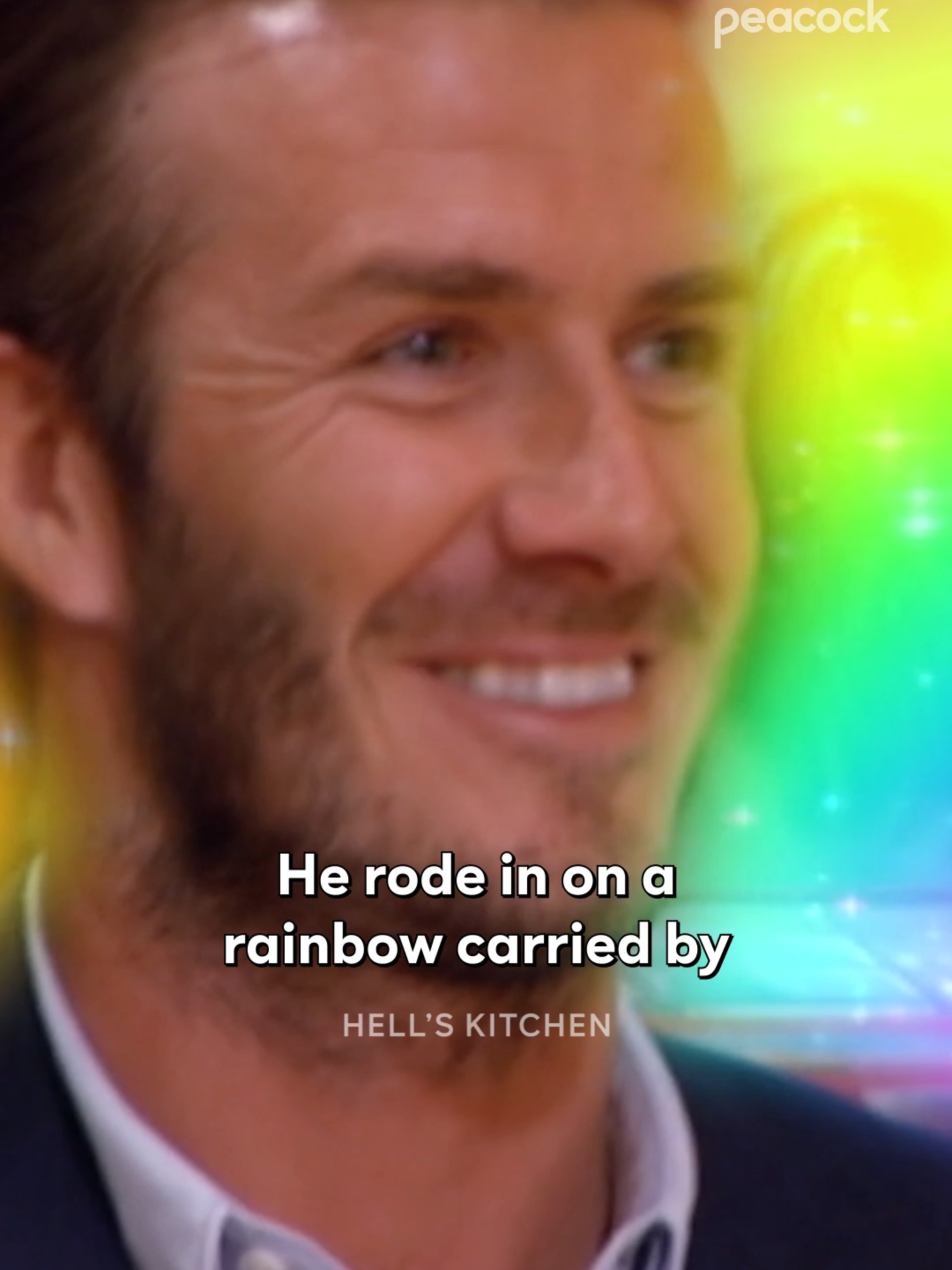 Suddenly I'm ready to cook the best meal of my life 😌   #HellsKitchen is streaming on Peacock.    #DavidBeckham #GordonRamsay #ChefRamsay