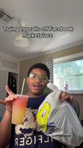 Blasian‘s kitchen #mukbang #foodreview #eggrolls 