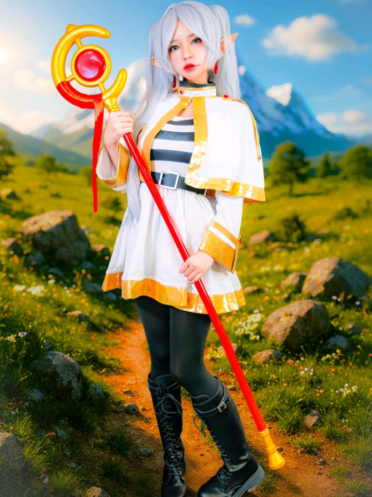 Có những cách để khiến cho... wow holy shjt 😳 #frieren #anime #cosplay #trending #fyp 