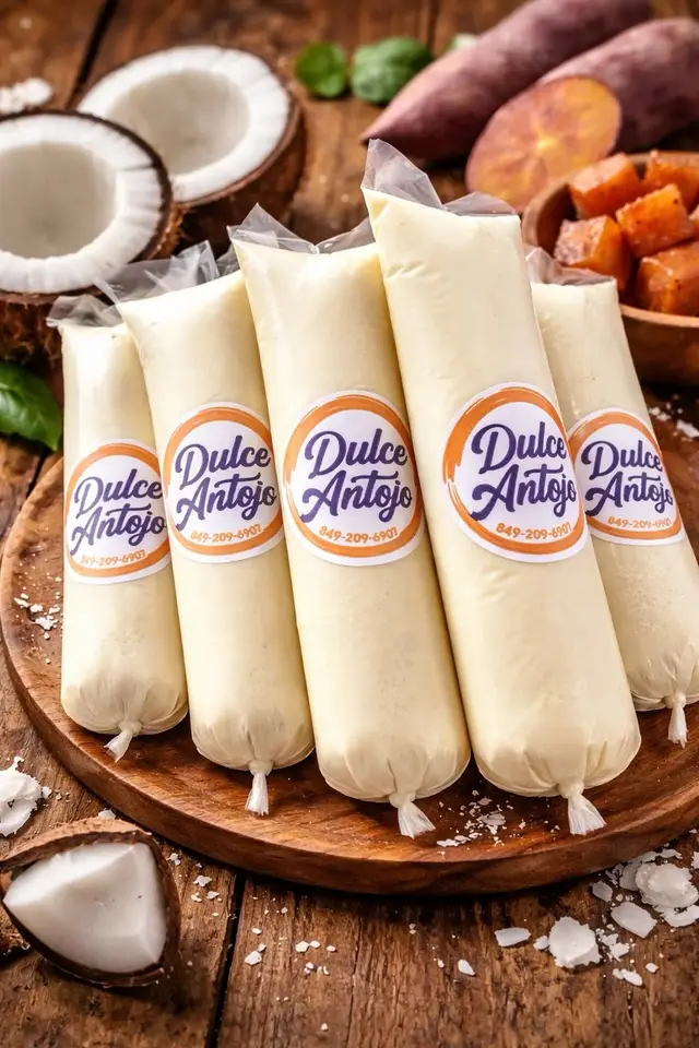 Helado artesanal de coco y batata bajos en Azucar añadidas. ¿Te animas a probar?