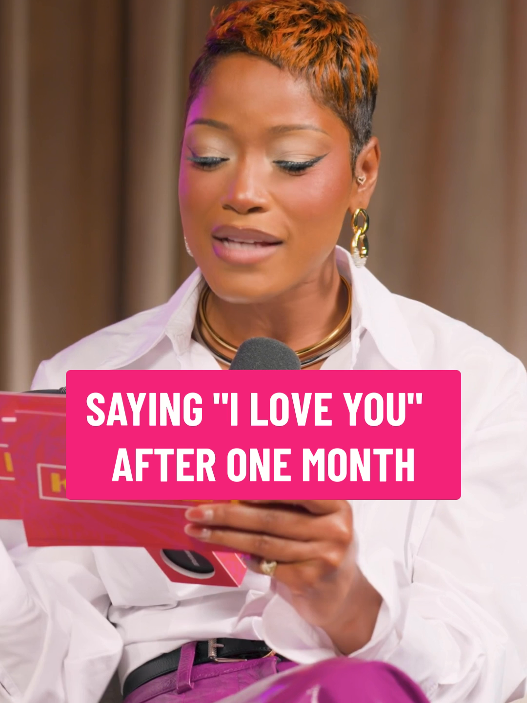 Is saying “I love you” after one month too soon!? 👀
