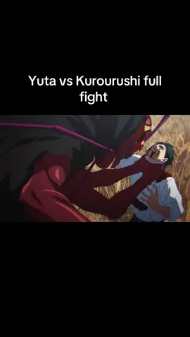 Jujutsu Kaisen Season 3 Episode 12 Yuta vs Kurourushi Full fight #jujutsukaisen #yutaokkotsu #jjk #fyp #foryoupage