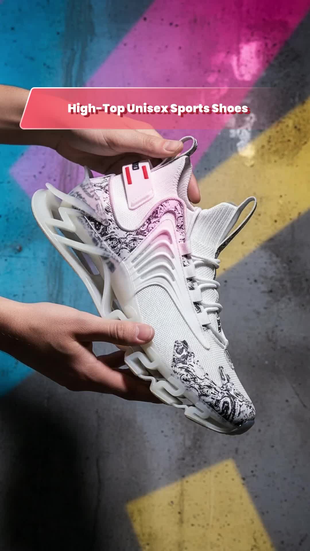 High-Top Unisex Sports Shoes, Fashion Running Casual Sneakers, Comfortable Walking Training Shoes, Suitable for Gym and Outdoor Activities #shoes #footwear #sneakershopping #womenssneakers #shoesfootwear #comfortablesneakers #sneakersforsummer #menfootwear #sneakerstobuy #casualfootwear