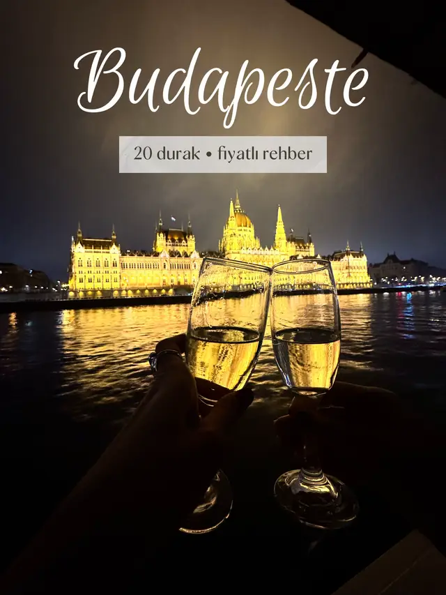 ✨ Hem uygun fiyatlı hem de inanılmaz keyifli bir şehir… yeme-içme, kahve, kokteyl ve gezilecek yerleri tek tek ekledim. Kaydetmeden geçme 🤍 🥂 VakVarjú Gulaş (paylaştık) + 2 et yemeği + 2 kadeh şarap 🫰🏻 Kişi başı: 2268 TL 📍 Fisherman’s Bastion Masalsı manzara 🚡 Budapeşte Castle Hill Funicular 🫰🏻 4500 HUF – 633 TL 🌃 Leo Rooftop 🫰🏻 8223 HUF – 1158 TL 🏰 Buda Castle Tarih + manzara ✨ New York Cafe 🫰🏻 Kişi başı min. 30€ 🍲 Mama (Gulaş) Ekmekli Gulaş, salata ve içecek 🫰🏻 6526 HUF – 925 TL 🌿 KIOSK Budapest Kokteyl & Tokaji 🫰🏻 1697 TL 🥞 Cirkusz Café Pankek + egg benedict + kahve 🫰🏻 5738 HUF – 813 TL 🗿 Mini heykeller Şehirde keşfetmelik detaylar ☕️ Flatty Tiramisu latte 🫰🏻 2145 HUF – 302 TL 🥑 TwentySix / Twenty 21 Avokado tost + çay 🫰🏻 6567 HUF – 925 TL 🍪 Bacon Bakery 🫰🏻 1990 HUF – 280 TL 🥩 Kör Restaurant Et yemeği & içecek 🫰🏻 11984 HUF – 1688 TL 🌉 Chain Bridge Gece yürüyüşü 🍒 Lviv Cherry Liquor 🫰🏻 2100 HUF – 298 TL 🏰 Vajdahunyad Castle Masalsı kale görünümü ✨ 🫐 Blueberry Brunch 🫰🏻 6289 HUF – 883 TL 🧀 Retro Lángos Budapest 🫰🏻 3980 HUF – 560 TL 🍸 Boutiq Bar / Szimpla Kert 🫰🏻 5790 HUF – 815 TL 🏨 Up Hotel Budapest 🫰🏻3 gece: 6990 TL ⸻ 💸 Toplam: ortalama 22.000 TL Kaydet → sonra bana teşekkür edersin 😌✨ #budapest #budapesthungary #budapeste #travel #hungary 