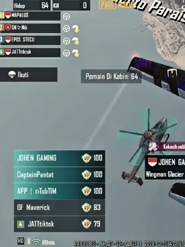 ada suatu hari ada player yg ber Nick name JATTtiktok yg ingin push rank di erangel namun semuanya jdi kacau setelah melihat LB pesawat pubgmobile JOHEN GAMING J A T T #jatt #pubgindonesia #pubg #pubg8thanniversary 