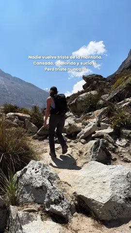 Afirmoooooo 😜 Todo menos triste, porque la montaña, aunque te haga sufrir, siempre te hace más feliz. Siempre 🙏🏻✨