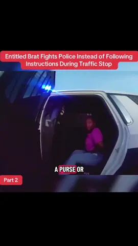 Entitled Brat Fights Police Instead of Following Instructions During Traffic Stop #cops #police #copsusa🚔🇺🇸 #policeofficer #foryou  