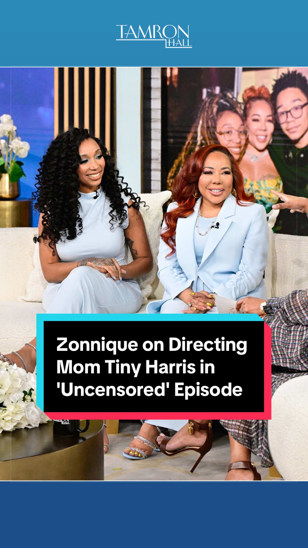 #Zonnique gets real about what surprised her most while interviewing and directing her mom Tameka “Tiny” Harris for her #TVOne ‘Uncensored' episode. #TamekaTinyHarris #tinyharris #tamekaharris 