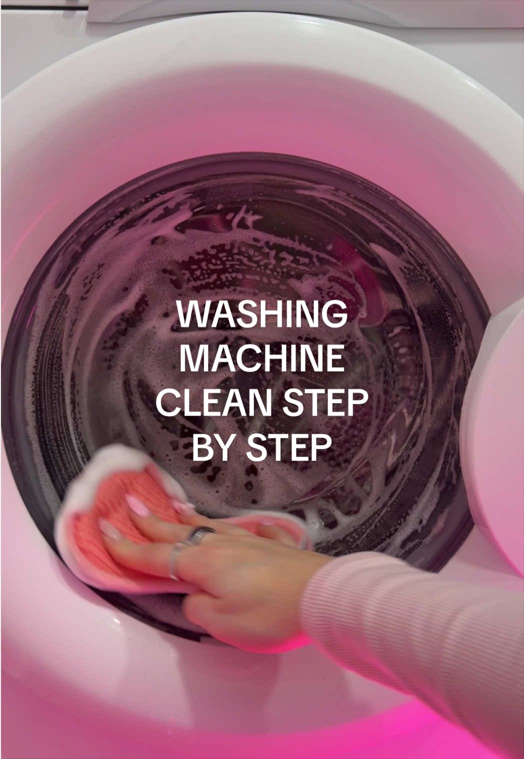 washing machine deep clean step by step 🧽🫧 all steps listed below 🫶🏼 1. Empty the drain pump and remove the filter 2. Clean the filter compartment 3. Remove the detergent drawer and clean the compartment 4. Soak cloths in vinegar and place them around the rubber seal 5. Clean the drawer and filter with soapy water 6. Remove the cloths and wipe down the rubber seal 7. Wipe the door 8. Reinsert the drawer and filter once dry 9. Wipe the exterior 10. Run a hot cycle with citric acid, vinegar or commercial cleaner #washingmachine #deepclean #cleaningtips #CleanTok #cleaningmotivation 