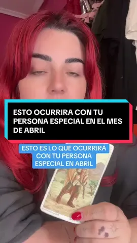 Lectura del mes de abril con tu persona especial #leydeatraccion #meditation #tarotreading #witchtok #parati 