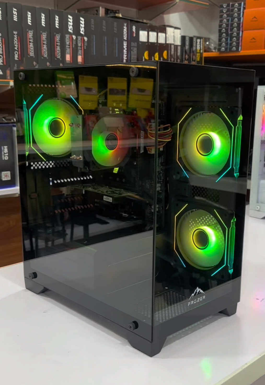 🔥 Ryzen 5 5600X Budget Performance Build! ⚡ Smooth gaming + fast performance for daily use Perfect combo for budget gamers 🎮🔥 💻 Full Specs: ⬛ CPU: Ryzen 5 5600X ⬛ Motherboard: B450 ⬛ RAM: 16GB 3200MHz ⬛ Storage: 2x 500GB SSD ⬛ Cooler: Frozer Air Cooler ⬛ Power Supply: 650W PSU ⬛ Casing: Aura-M-B Case 📍 RGB Computers – Bahawalpur Join our Whatsapp community for latest updates 🖤 🔑 Keywords ryzen 5600x gaming pc budget gaming pc pakistan custom pc build gaming pc 2025 ssd gaming build pc build pakistan ⸻ 🔥 5 Hashtags #gamingpc #unfrezzmyaccount  #pcbuild #budgetgamingpc #fyp