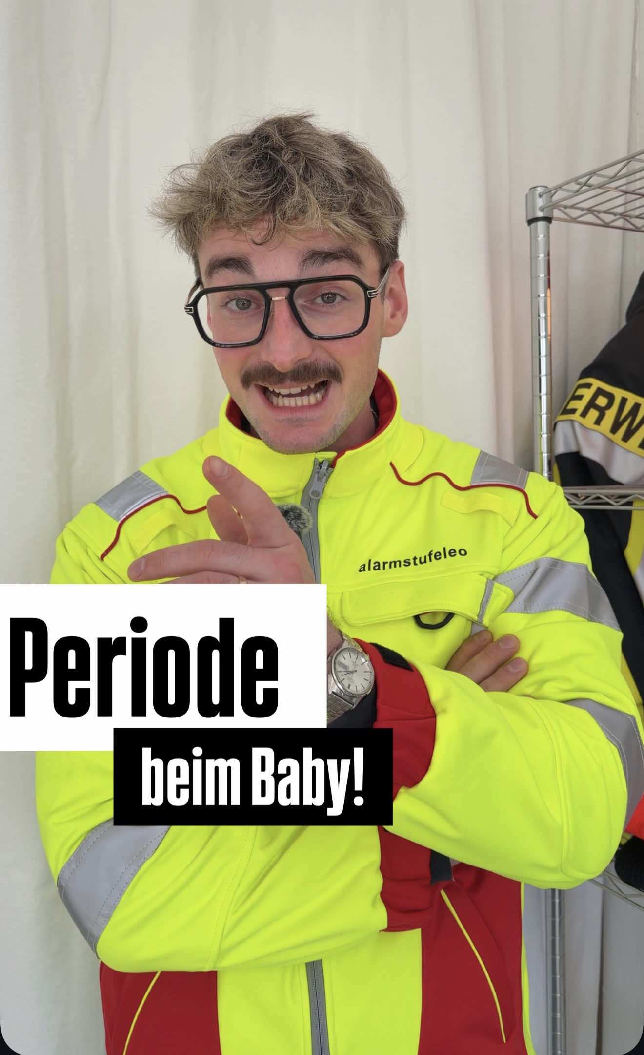 Dein Baby kann eine Periode bekommen! 🩸 Aber keine Sorge, das ist selten und nur einmalig.  #medizinwissen #erstehilfe #alarmstufeleo