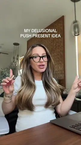 Aiming high for my push present 🛥️ #pushpresent #momtok #momtobe #momhumor #pregnancyjourney 