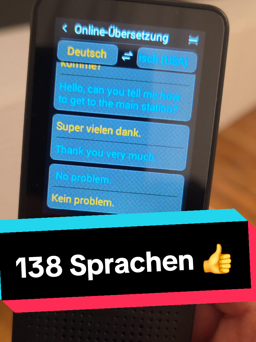 Mein neuer Dolmetscher kann 138 Sprachen fließend und kommt von #FunnyPanda 💪 #translator #trending #fy #tiktokmademebuyit @FUNNYPANDA EU 