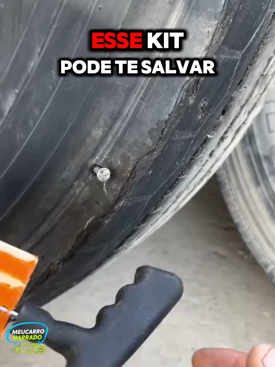 Macarrão, vc sabe como usar? #reparo #repair #pneu #furo #concerto #mecanica #carro #manutencao