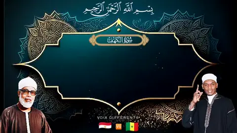 Voix différents 🍃 Cheikh Al Hussary 🆚 Sheikh Hady Touré #الكهف #القرآن #الحصري #quran #quran_alkarim 