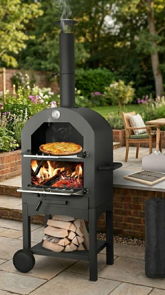 Churrasqueira + Forno de Pizza à Lenha Portátil com Termômetro e Rodinhas
Capa e Acessórios inclusos. Ideal para festas #churrasqueira #forno #fornodepizza #festa #churrasco #lazer #férias #achadinho #promo #cupom #BRASIL #COPA #COPADOMUNDO #Pizza