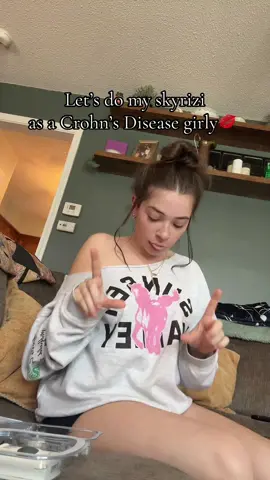 where are my fellow Crohn’s baddies👀👀#crohnsdisease #crohnsawareness #skyrizi #chronicillness #18 
