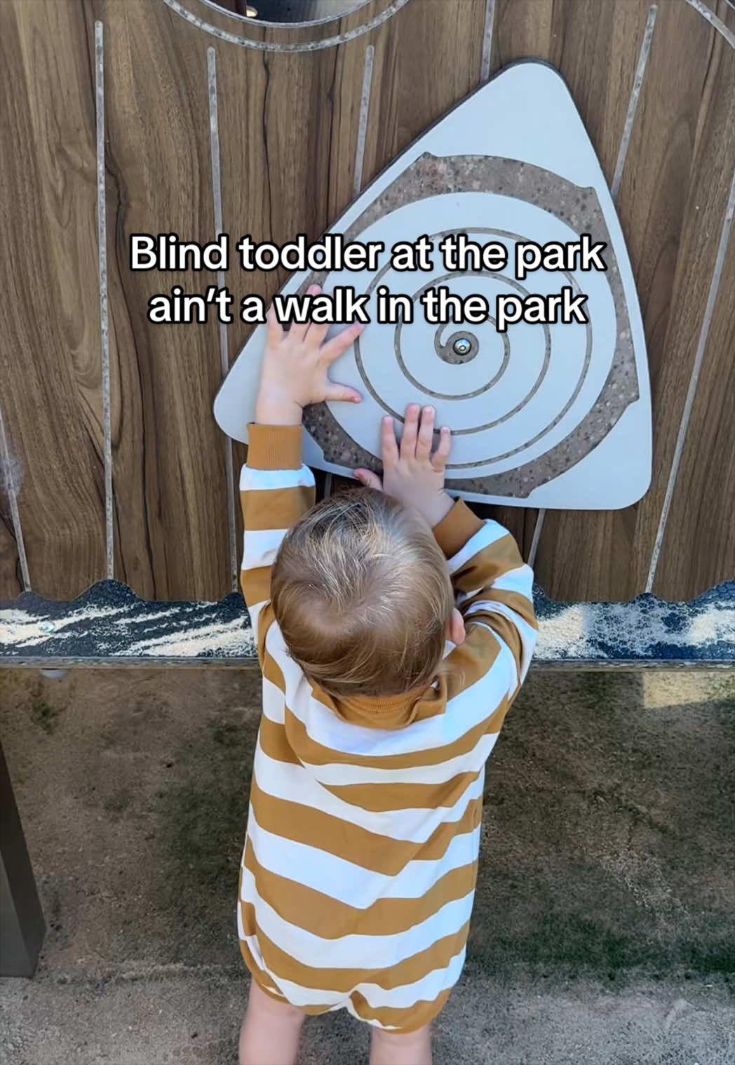 Going to a park with your blind son isn’t the same as taking a sighted baby so here are some comments as a mum what I love and maybe don’t love so much …  👀 #sydneykidspark #kidspark #playpark #disability #blindbabg