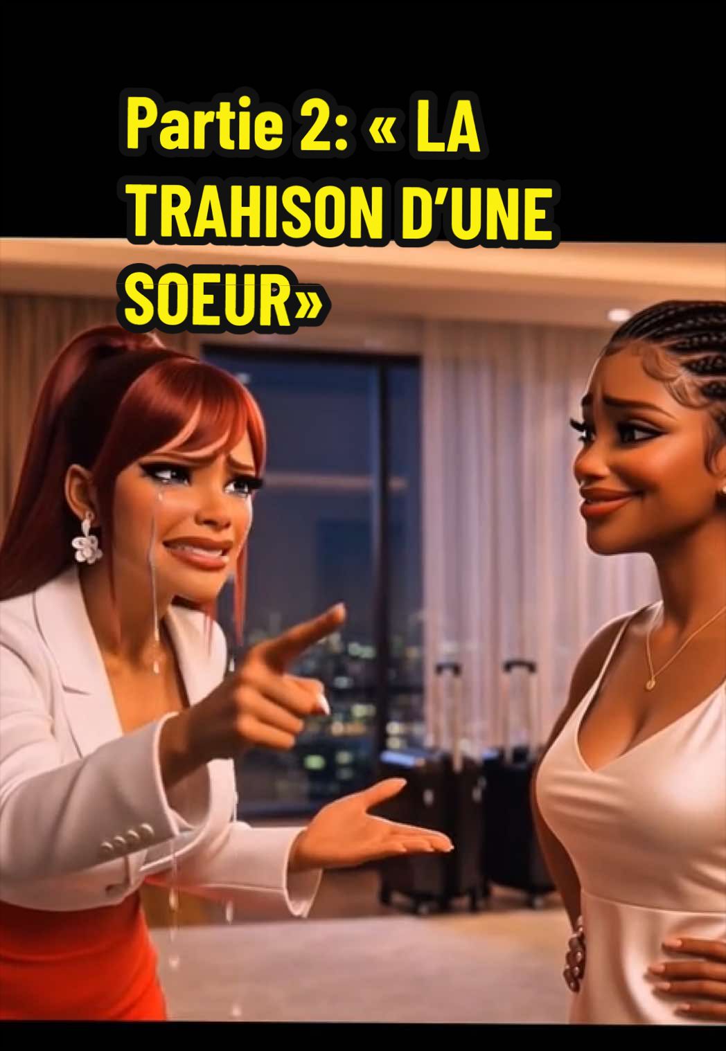 Partie 2: LA TRAHISON D’UNE SŒUR   #healthyhair #lorealpro #rarebeauty #histoire #viralvideos 
