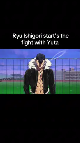 Jujutsu Kaisen season 3 Episode 12 Ryu Ishigori start's the fight with Yuta #jjk #yutaokkotsu #ryuishigori #fyp #Foryou 