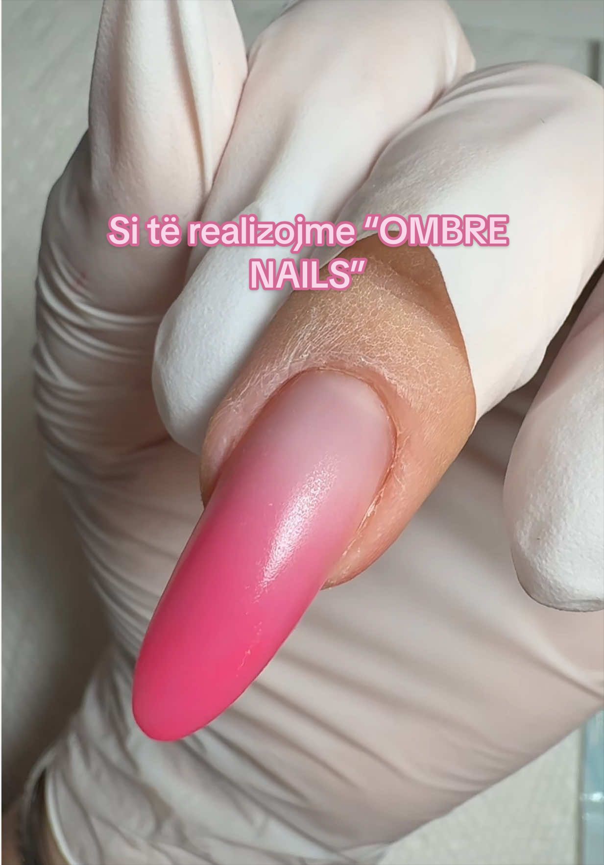 Pink Ombre Nails #nails #nail #tiktok #nailsoftiktok #foryou 