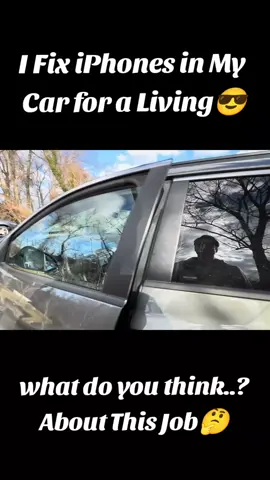 I Fix iPhones in My Car for a Living#phonerepair #longisland #sidehustle #asmr #satisfying 