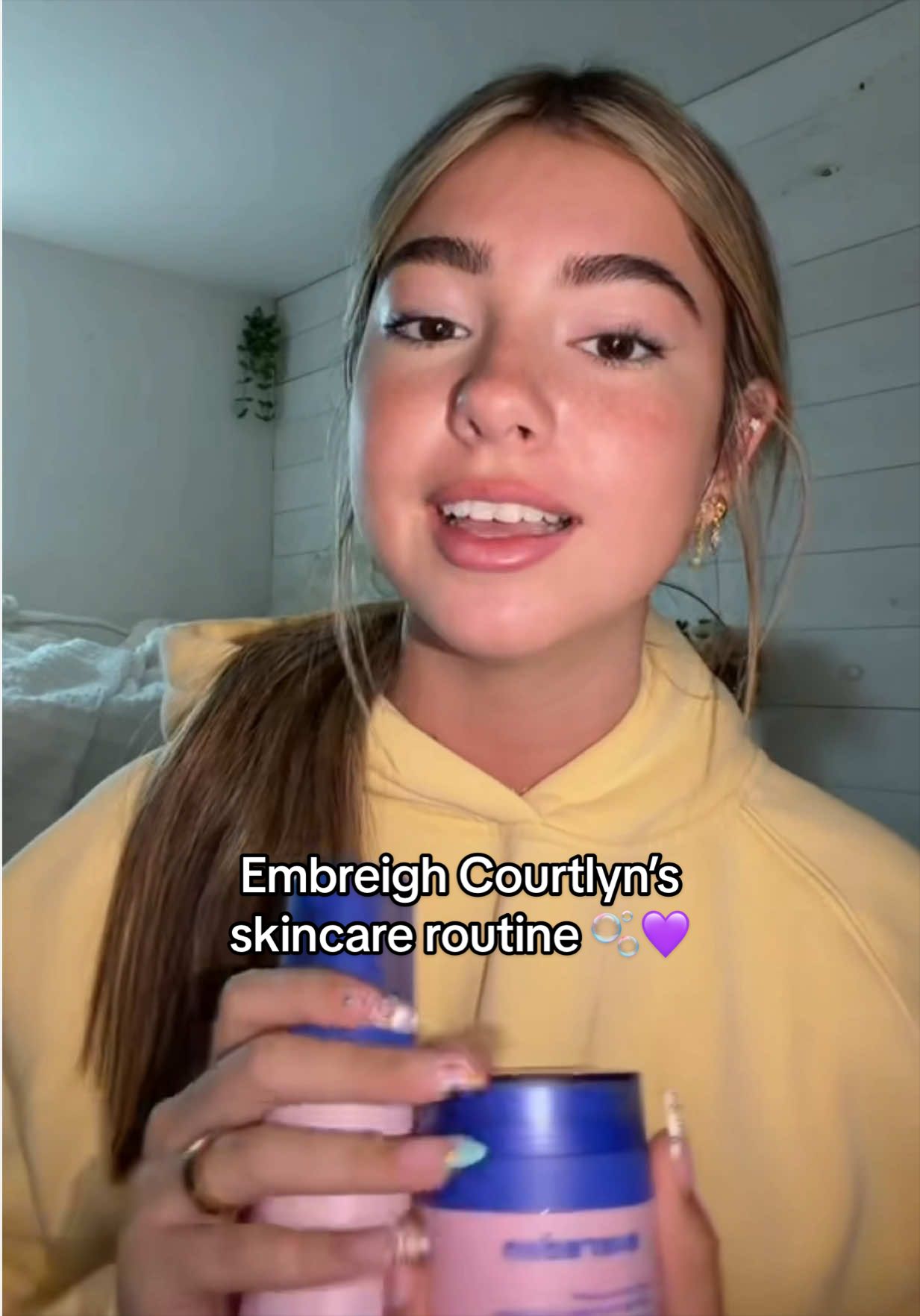 finding the right routine changes everything 💜✨ when it came to her acne, Embreigh found the products she actually sticks to @???  ✨ Kids Multi-Vitamin Face Cream 💧 Kids Multi-Vitamin Face Wash 🍑 Kids Multi-Vitamin Hydrating Face Mist  🫧 Steer Clear Balancing Cleanser  🧴 Balance Up Clarifying Toner Pads  💧 Let’s Bounce Gel-Cream Moisturizer #evereden #embreighcourtlyn #nontoxic #genalpha #fyp 