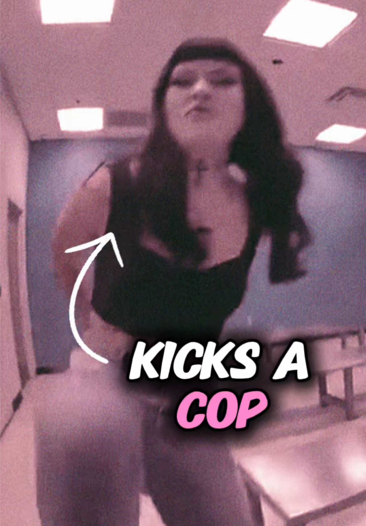 Rude Girl Kicks Cop in the Chest… Instantly Regrets It 😳 • • • Follow @Deputydonutz for more police bodycam!!! 🚔 • • • #cops #police #bodycam #policeofficer #foryou