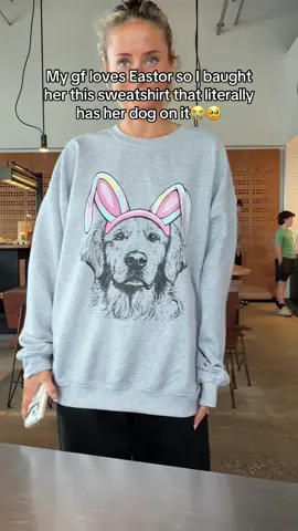 She actually wears it everyday now😭 #easter #dogs #cute 