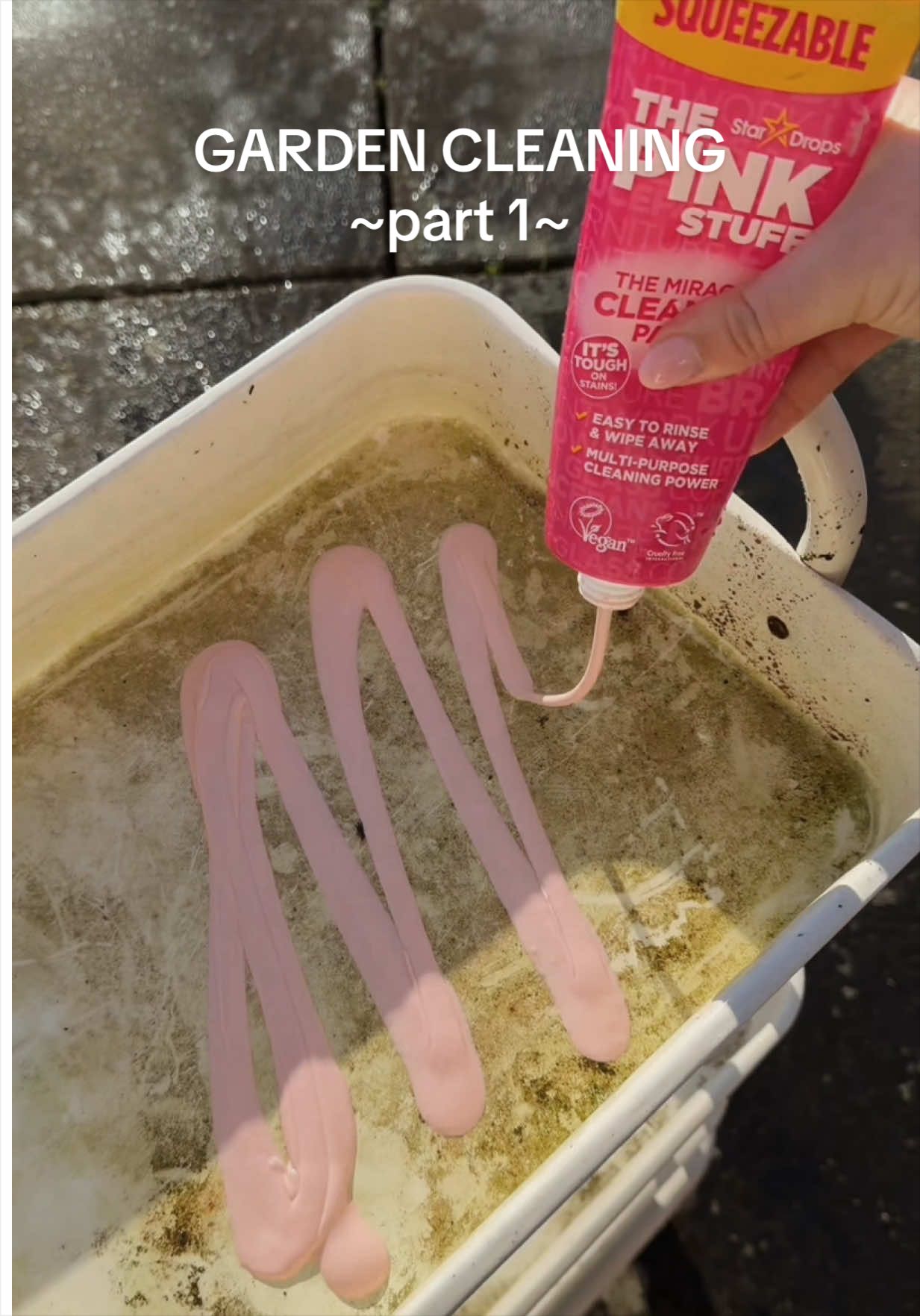 Don’t judge me! 🫣 I’m so determined to make our garden makeover a priority this year 🌷so stayed tuned over the next few weeks for the clean up 💚 #asmr #outdoorcleaning #satisfyingcleaning #gardenmakeover #SpringCleaning 