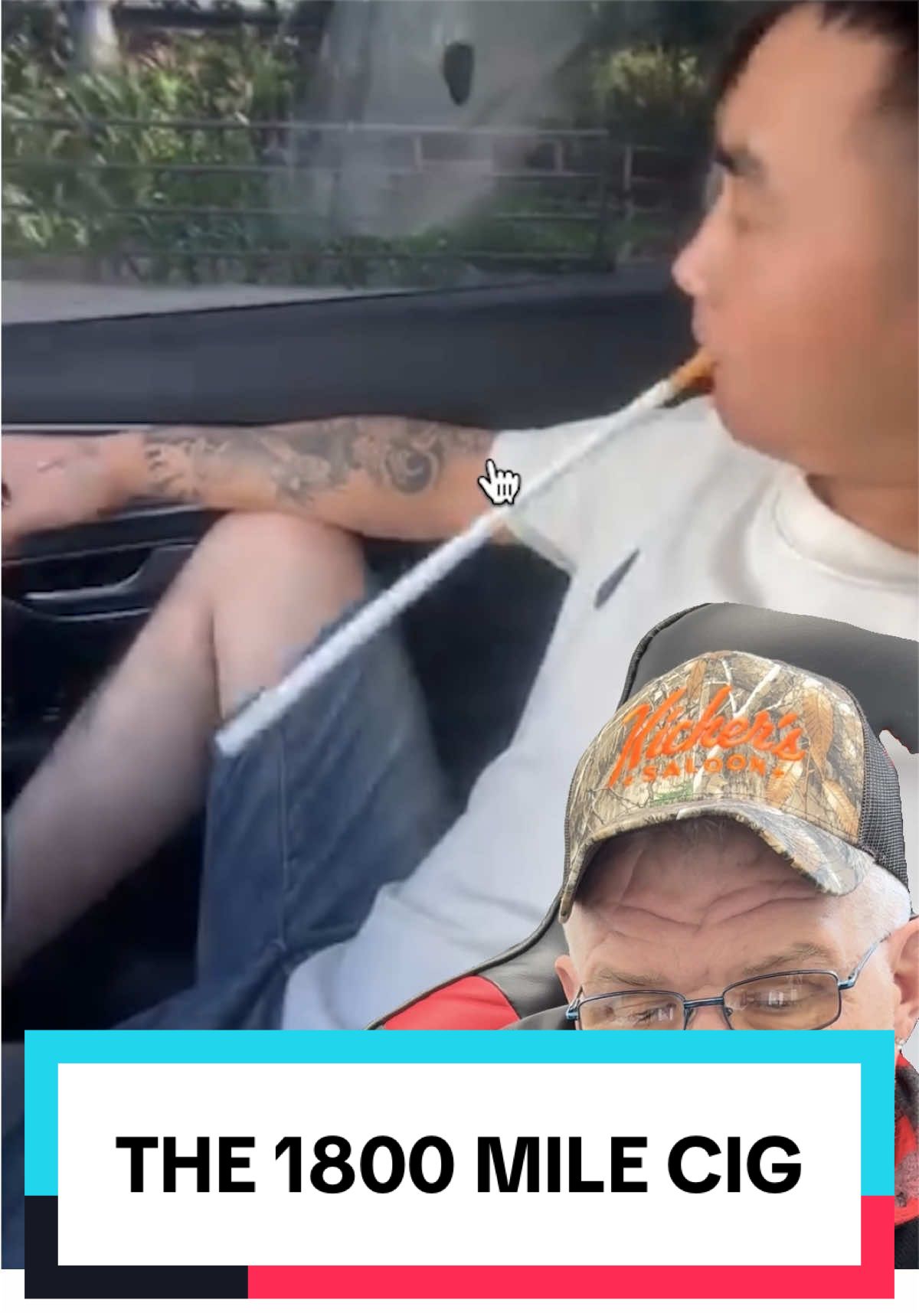 NOW THATS A CIGARETTE & A HALF 👀😂 #trucker #usa #softhands 