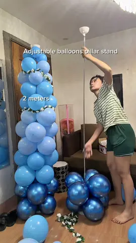 Myong ang dali na lang magdecorate dahil sa balloons stand na to 🫶🏻 #balloonstand #balloonpillars 