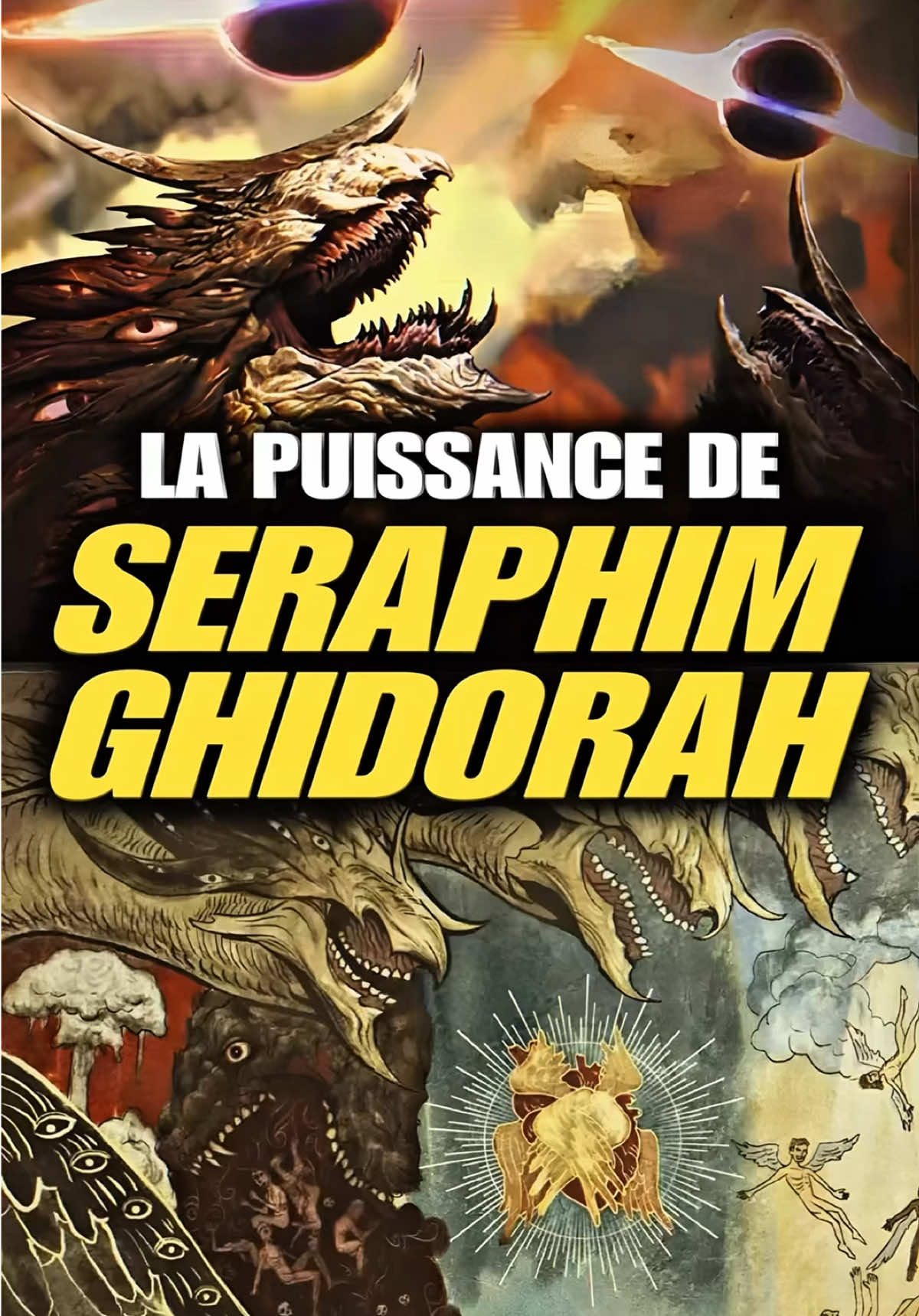 La VRAIE PUISSANCE de SERAPHIM GHIDORAH dans l'Histoire de Godzilla Just Pray !  #godzilla #horreur #monstre #popculture #yamos 