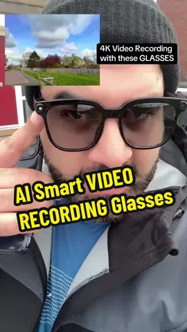 Smart AI GLASSES with High quality 4K VIDEO Recording/ Audio Recording VIRTUAL Assistant  #smartglasses#glasses#sunglassess#cameraglasses#tiktokmademebuyit