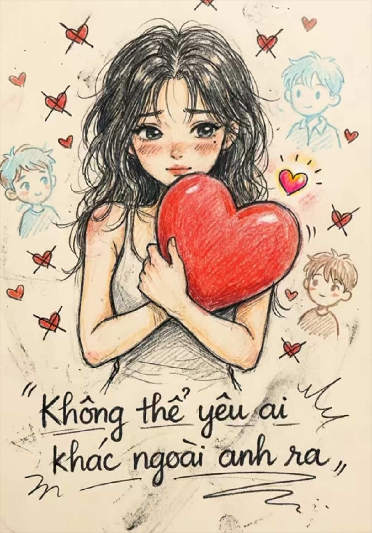 Anh Là Ngoại Lệ Của Em | Part 2 — vẫn là những nét vẽ tay, những câu lyric dễ thương, và cảm giác mềm lòng rất nhẹ nhưng rất thật. #anhlaongoailecuaem #lyricvideo #drawing 
