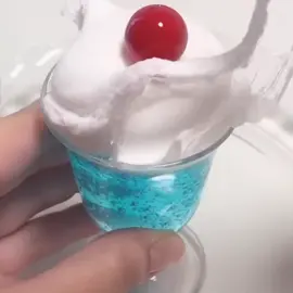 Melon cream soda slime by emiko ffujio #viral #asmr #slimetok #xyz #rant 