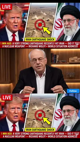 1 Min Ago: A Very Strong Earthquake Recently Hit Iran — Did It Test a Nuclear Weapon?— Richard Wolff • World Situation Address (Part 1) #News #IranAttack #RichardWolff #hormuz #nuclearwar 