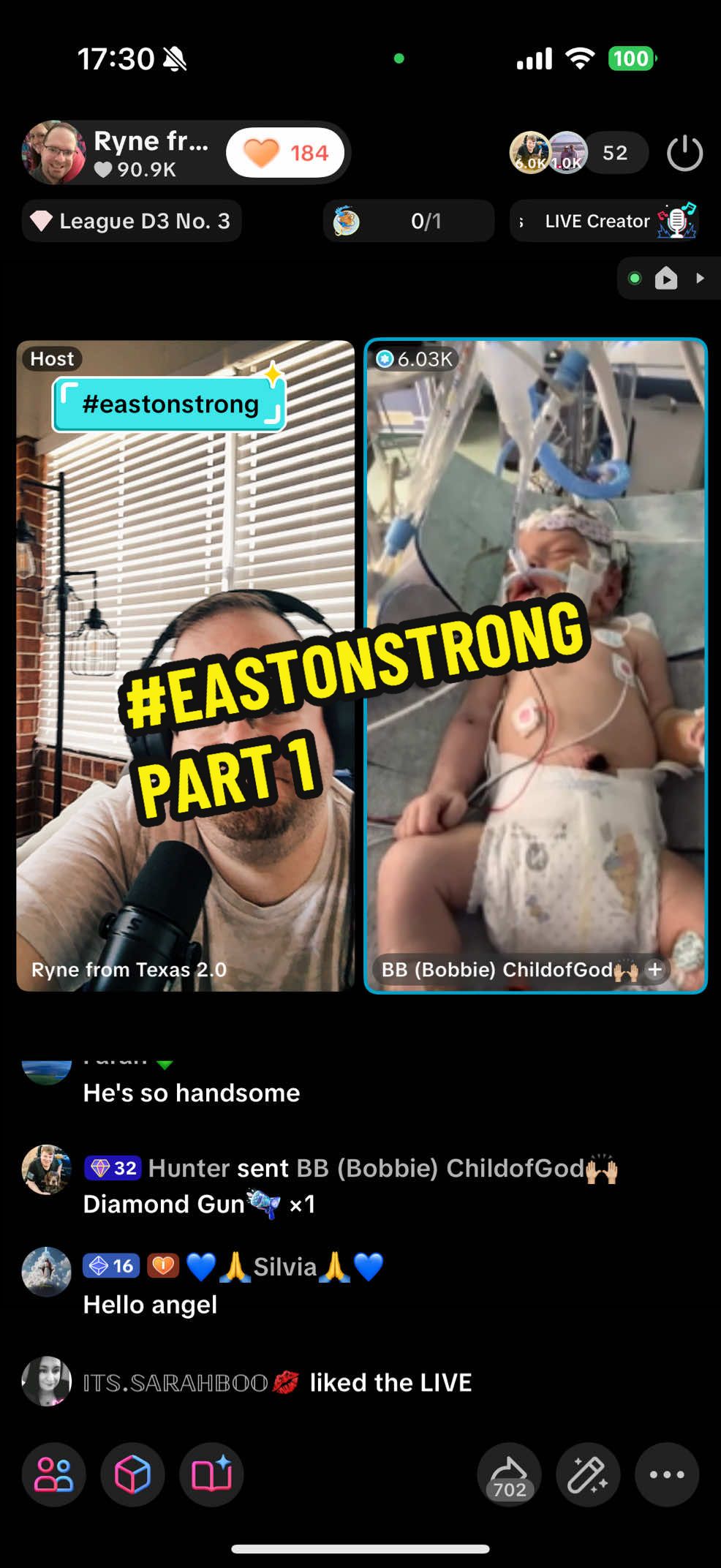 I’ll never forget the people who showed up in prayer for Easton before we knew how the story would end. This is Part 1—@✝︎🔥Brazzel🥁Dazzle🔥✝︎ from Kentucky and @🕊️🍋Just wee Jen🍋🕊️…united in faith for one life. More tomorrow with @LaShawn Motivational Coach and @Nana Darlis 🧡✝️💥     #eastonstrong #FaithJourney #PrayerLife #GodMoves #TestimonyTime                                           @Carlie Hatcher 💜 @banessasaaH @BB (Bobbie) ChildofGod🙌🏼 @Hatch 
