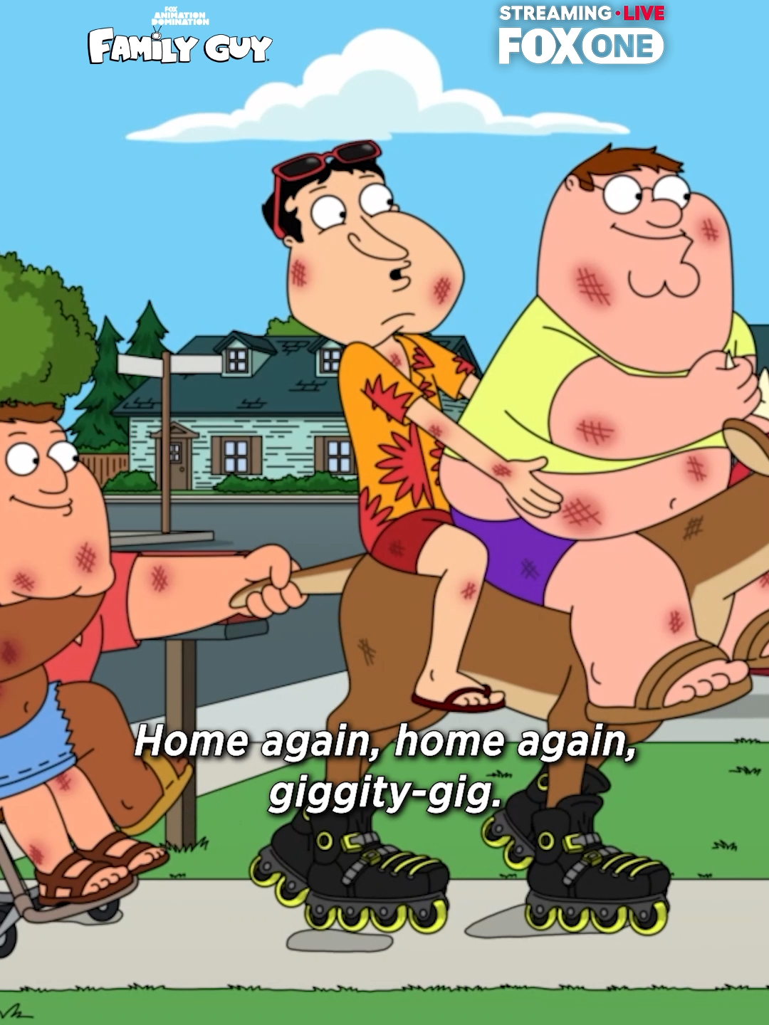 That deer is me after a long week of work 😭 #FamilyGuy is streaming live on FOX One. #PeterGriffin #LoisGriffin #Quagmire