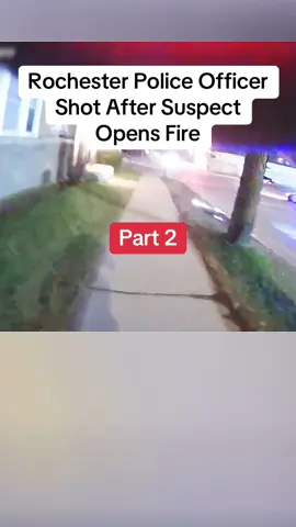 Rochester Police Officer Shot After Suspect Opens Fire #cops #usa #police 
