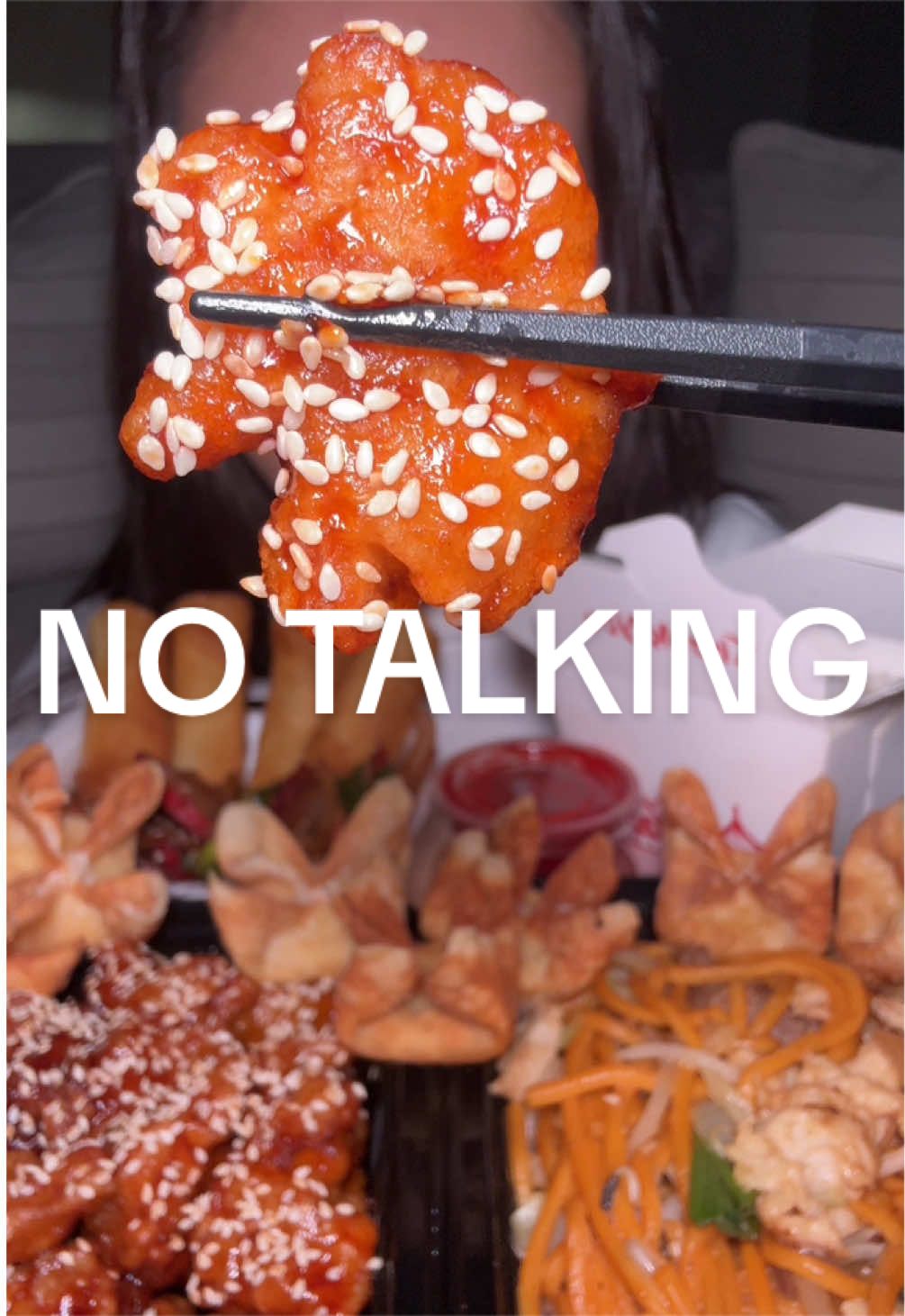 nothing hits better than some chinese takeout 🙂‍↕️💓 (no talking mukbang) #chinesefood #mukbang #eating #notalking #foodasmr 