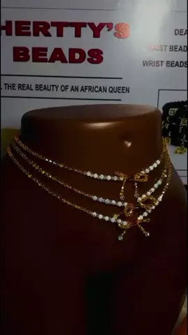 Warning ⚠️: This bead sculpture design may cause serious waist admiration. If your waist deserves luxury, creativity, and attention, then you need this piece from Hertty’s Beads. #viral #goviral #foryou 