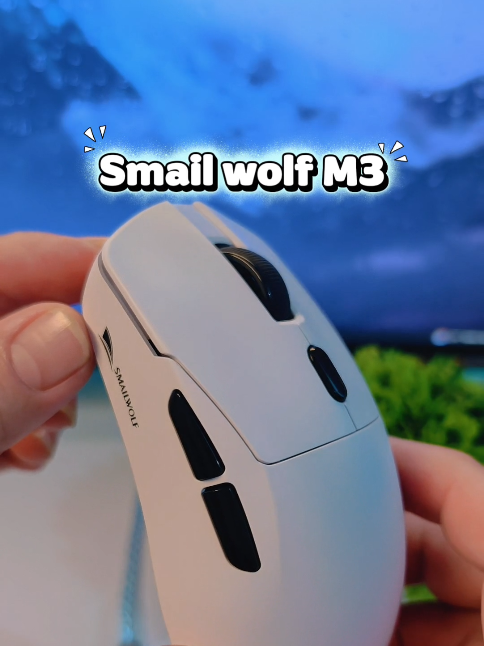 Chuột không dây smail wolf M3 | 12.000 DPI | 1000hz | paw 3311 #leedecor #chuotgaming  #3311 