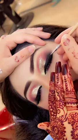 New Bride eye makeup look # stylish beauty salon # ❤️❤️😍😍🫶🏻🫶🏻🫶🏻