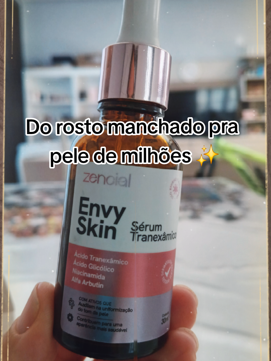 Manchas no rosto te incomodam? 😔 Esse sérum tranexâmico virou meu segredo pra uma pele mais uniforme e iluminada ✨O Serum clareador da Zencial é mais do que perfeito para clarear manchas no rosto.