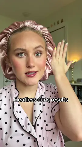 Actually help me cause I’m not sure what I’m doing wrong #heatlesscurlsresults #heatlesscurlsovernight #hairtok #heatlesswaves #heatlesscurls 