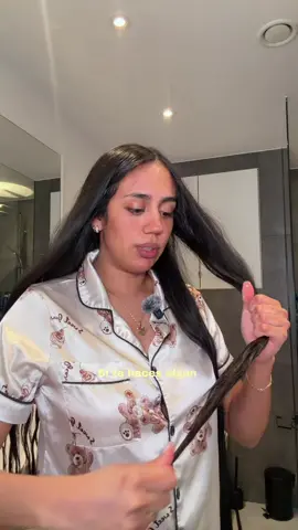 El pre champú cuida el largo, es fundamental para no perder densidad 🫶🏽 #preshampoo #hairroutine 