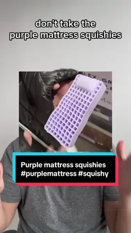 Purple mattress squishies #purplemattress #squishy 
