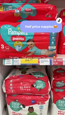Run don’t walk to Tescos for half price nappies 🏃  #tescos #firsttimemumuk #nappie #fyp #viral 